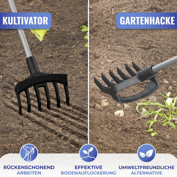 Gartenhacke & Kultivator 2-in-1 MAXIMEX