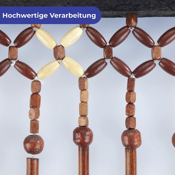 Bambusvorhang Holzperlen MAXIMEX
