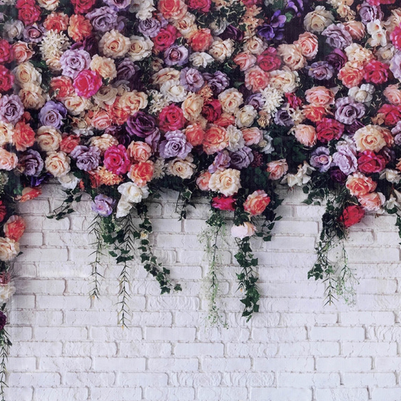 Balkon-Sichtschutz Rosen 5 m MAXIMEX