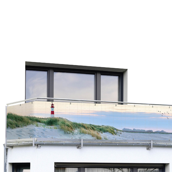 Balkon-Sichtschutz Nordseeküste MAXIMEX