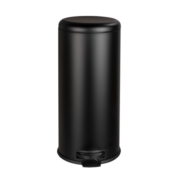 Treteimer Leman Easy Close 30 L Schwarz WENKO