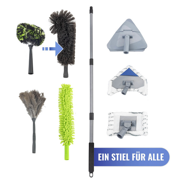 Ziegenhaar-Staubbesen mit Teleskopstiel MAXIMEX