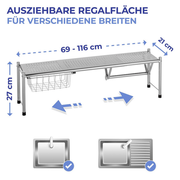 Spülbeckenregal Expando MAXIMEX