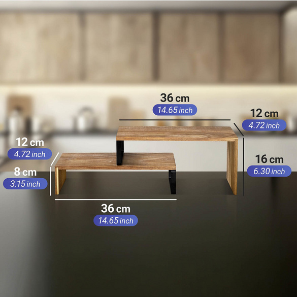 Küchenregal Vali Akazie WENKO