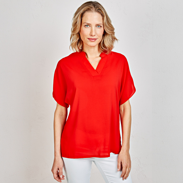 Bluse "Sabine" Amélie di Santi orange