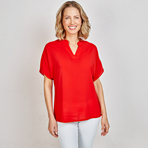 Bluse "Sabine" Amélie di Santi orange