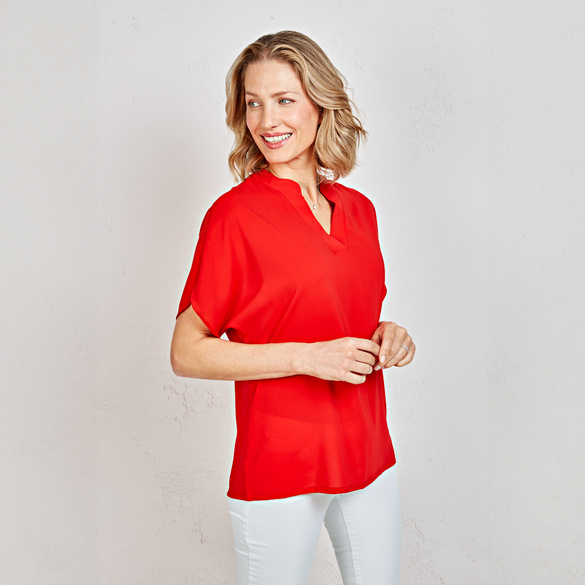 Bluse "Sabine" Amélie di Santi orange