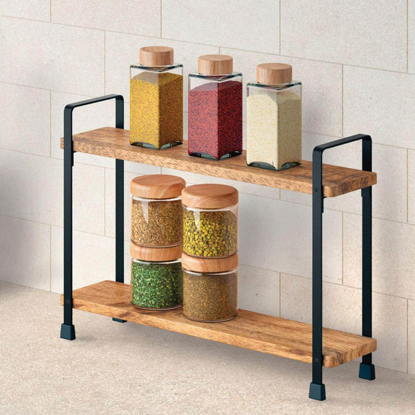 Gewürzregal „York Lava“ 2 Etagen METALTEX