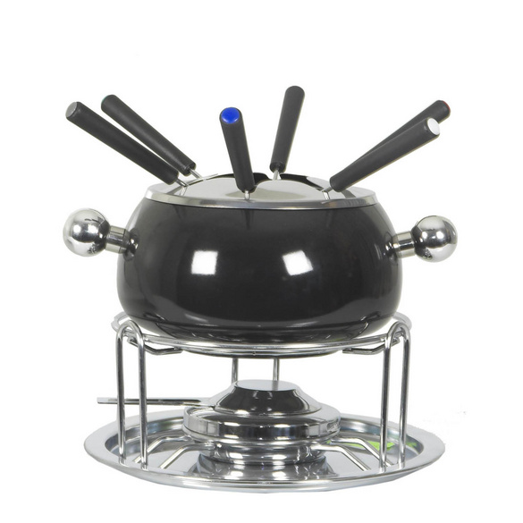 Fondue-Set „Noir“ 9-teilig NOUVEL