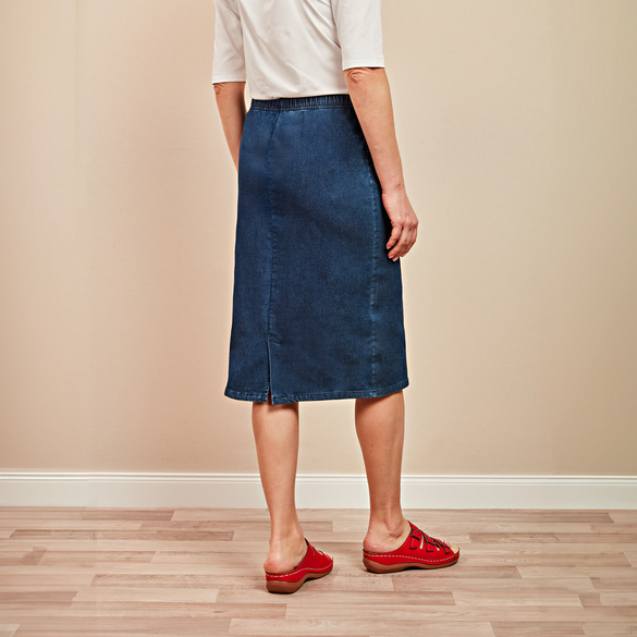 Jeansrock Stone Washed jeansblau