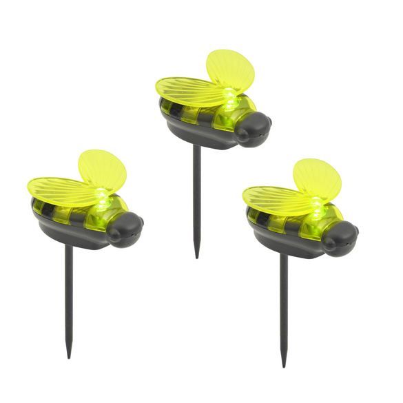 Solarstecker Bienen 3er-Set