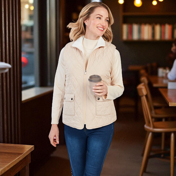 Wendeweste "Emilia" beige