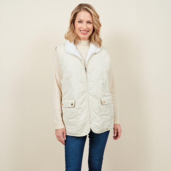 Wendeweste "Emilia" beige