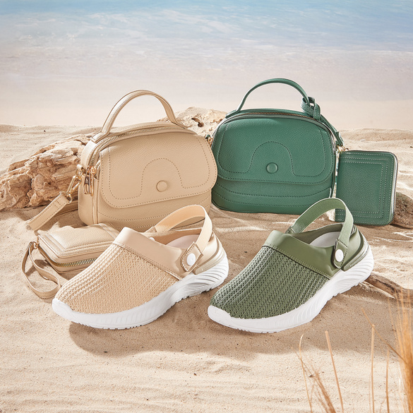 Tasche "Geli" mit Börse salbei