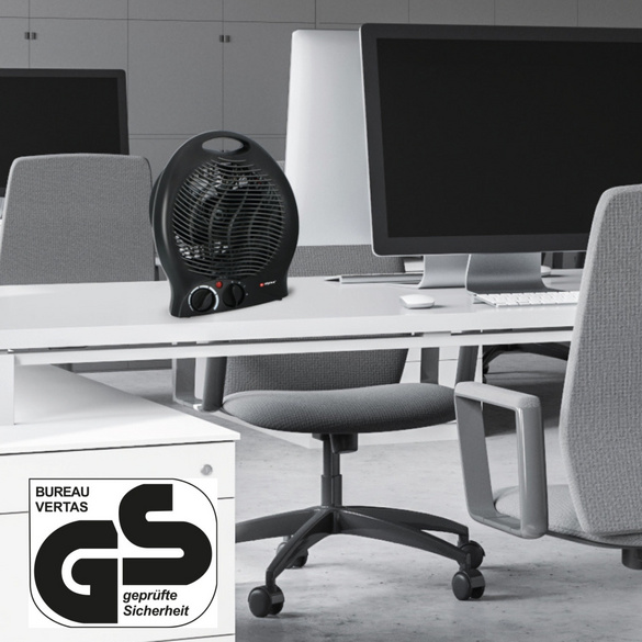 Heizlüfter 2000W schwarz alpina