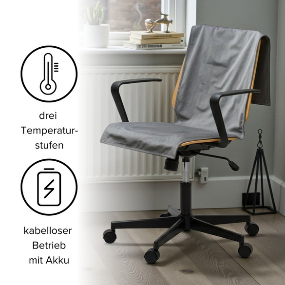 Kabelloses Heizsitzkissen mit Abschaltautomatik alpina