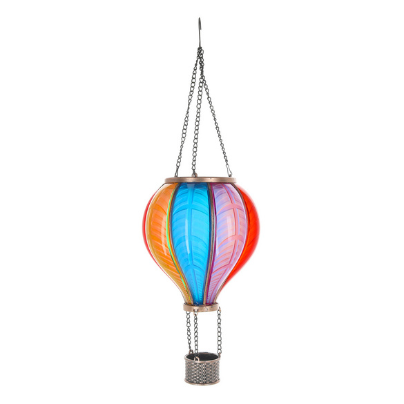 LED Solar-Heißluftballon groß bunt