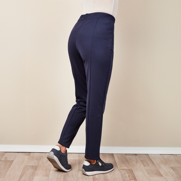 Bengalin-Hose mit Fleece blau
