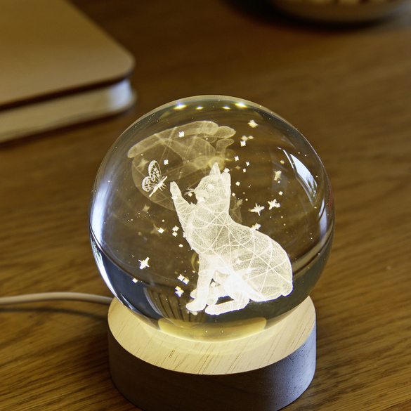 LED-Kugel "Katze"