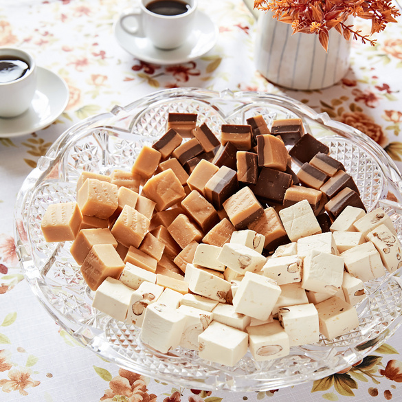 Old English Fudge "Vanille-Schoko" in Frischhaltebox 300g