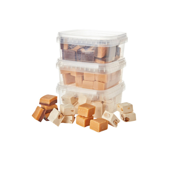 Old English Fudge "Vanille-Schoko" in Frischhaltebox 300g