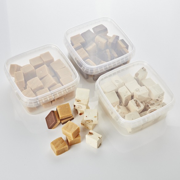 Soft-Nougat mit Mandeln in Frischhaltebox 300g