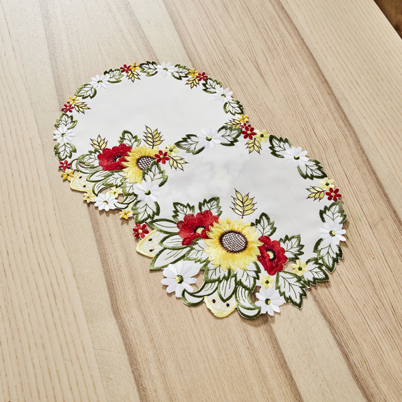 Deckchen "Sonnenblumen" Ø 29 cm Eldo