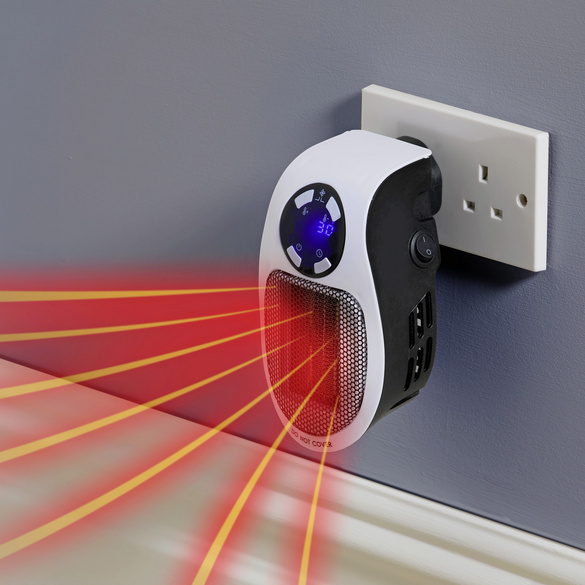 Steckdosenheizer 400W mit Fernbedienung