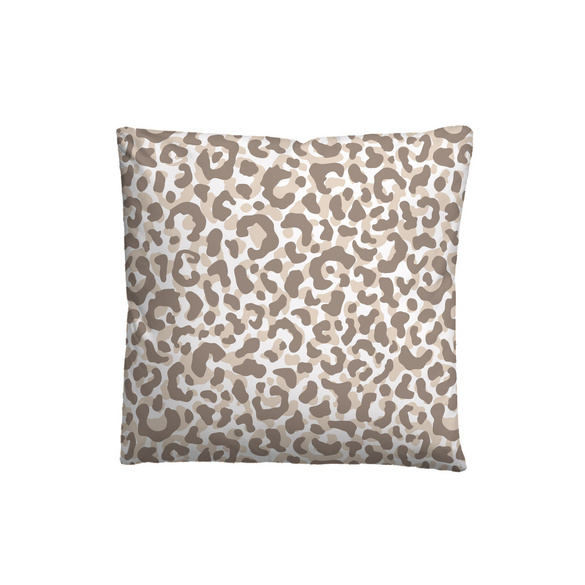 Castell Baumwoll Seersucker Bettwäsche Leo taupe, 1x 155x200 cm + 1x 80x80 cm