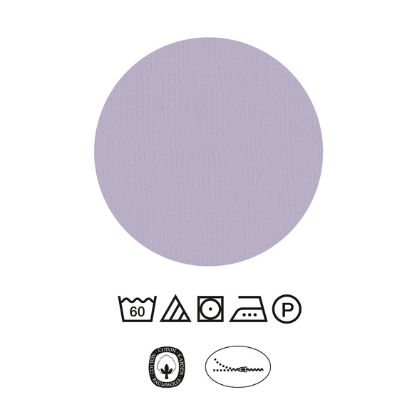 Castell Baumwoll Renforce Bettwäsche Kreisemix brombeer, 1x 135x200 cm + 1x 80x80 cm