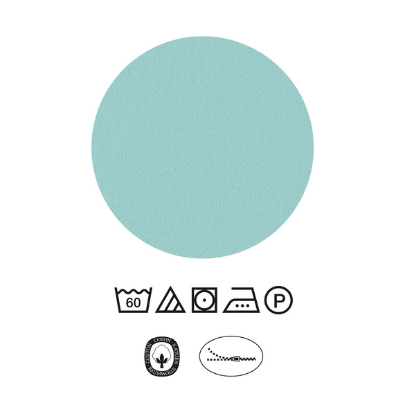 Castell Baumwoll Satin Bettwäsche Jungle gletscher, 1x 135x200 cm + 1x 80x80 cm