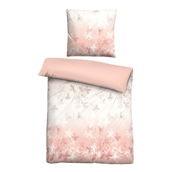 Castell Cooling Bettwäsche Blümchen azalee, 1x 135x200 cm + 1x 80x80 cm