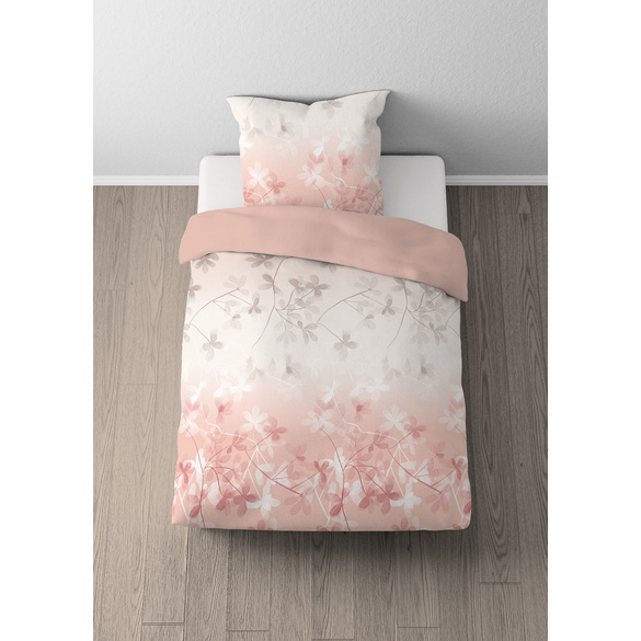 Castell Cooling Bettwäsche Blümchen azalee, 1x 135x200 cm + 1x 80x80 cm