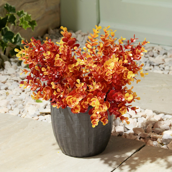 Kunstblumenzweige Herbstfarben 3er-Set