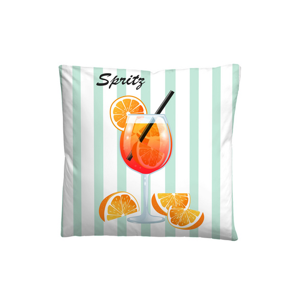 biberna Linon Bettwäsche Spritz mint, 1x 155x220 cm + 1x 80x80 cm