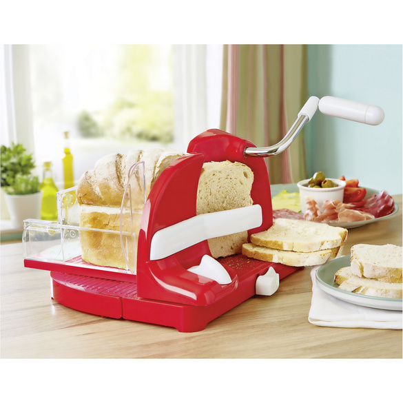Brotschneidemaschine mit Handkurbel Basilico