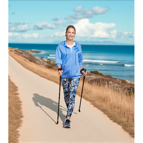 Leggings "Blüten" blau