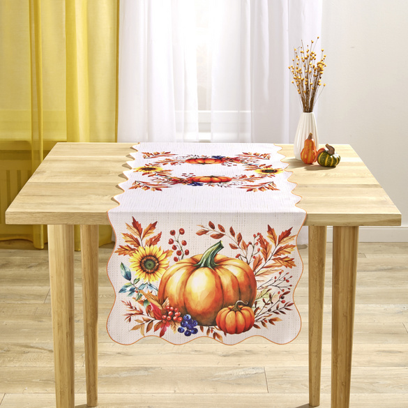 Tischläufer "Kürbis-Ernte" 40x140 cm Schäfer