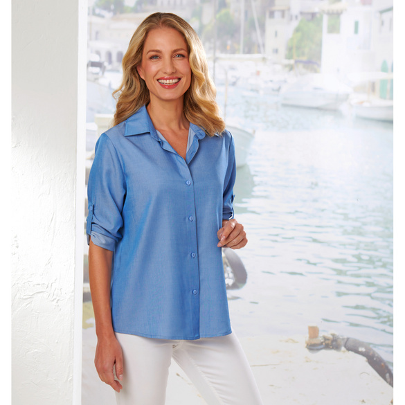 Bluse "Jeans" lightblue