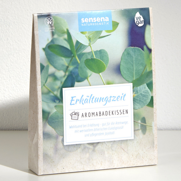 Badezusatz "Erkältungszeit" Aromabadekissen sensena