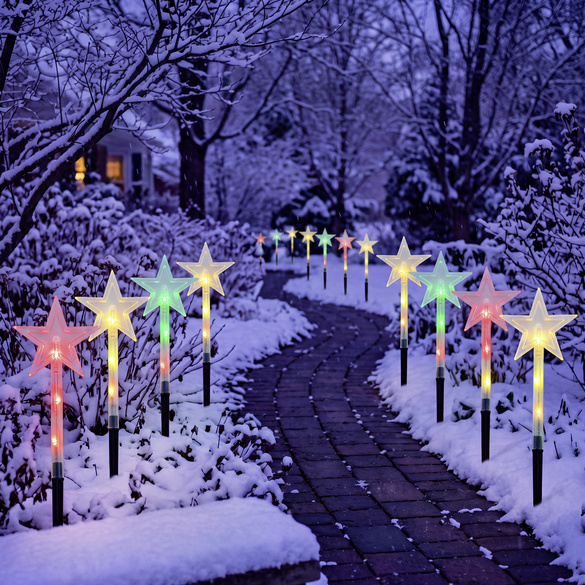 LED-Gartenstecker "Stern"