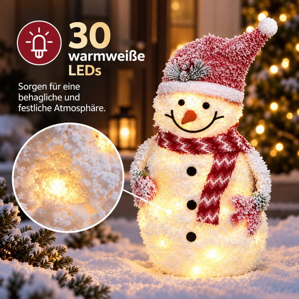 LED-Schneefrau „Mrs. Frosty“