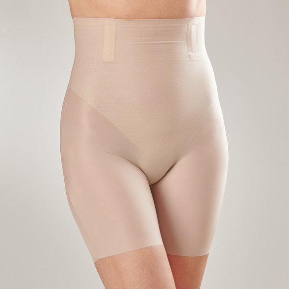 High-Waist-Panty mit Kühleffekt beige