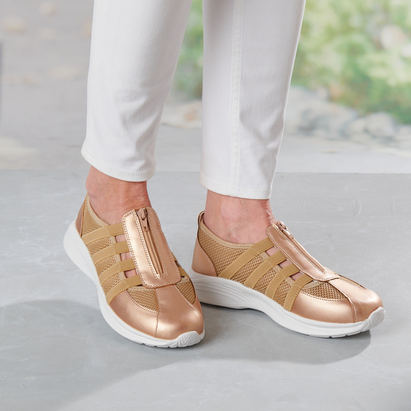 Sommer-Sneaker "Sunny" gold-metallic