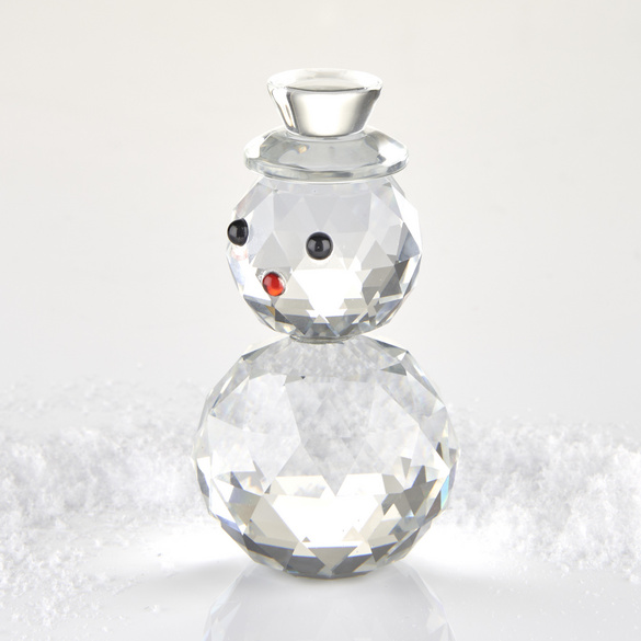 Glas-Miniatur "Schneemann"
