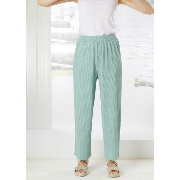 Sommerhose in Schlupfform salbei
