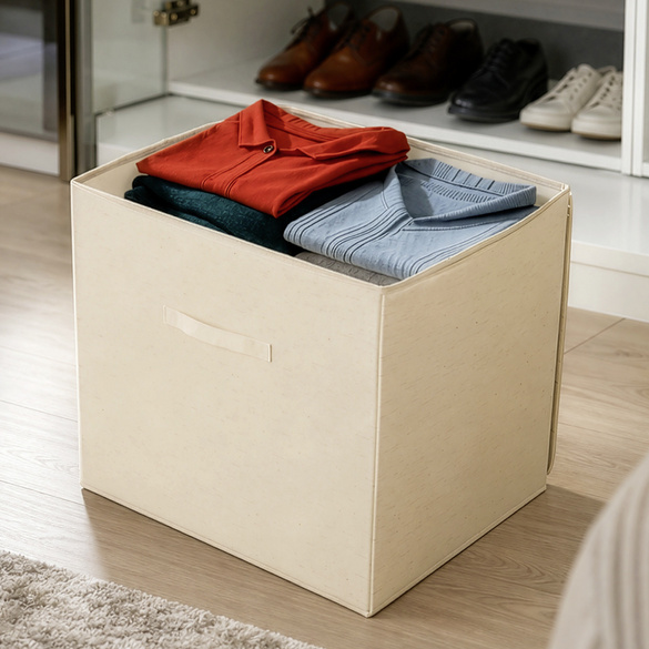 Aufbewahrungsbox mit Reißverschluss