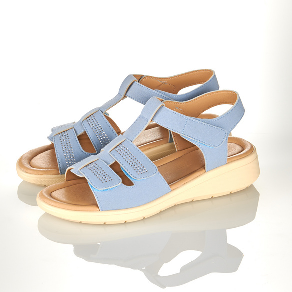 Bequem-Sandale "Angie" hellblau