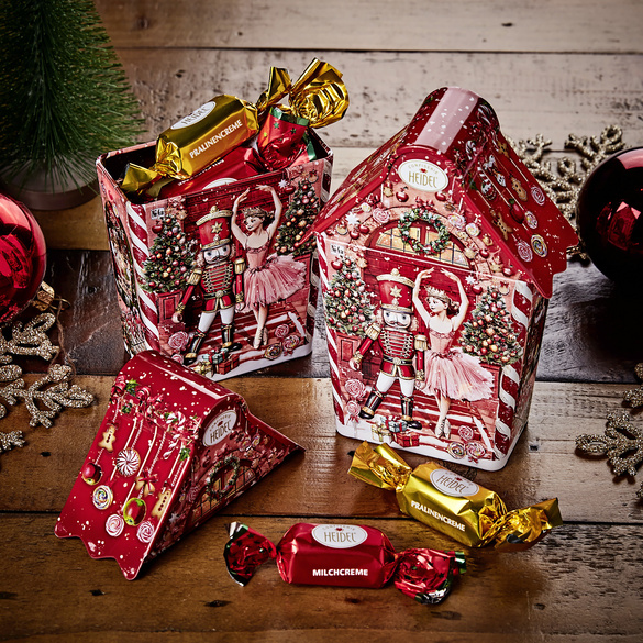Nostalgie-Dose "Weihnachtsmärchen" mit Pralinen