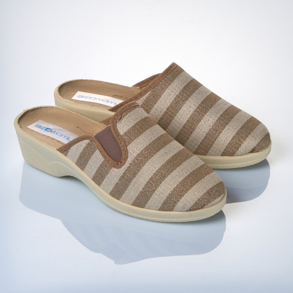 Hausschuh "Rike" beige-natur